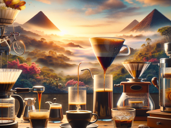 Porównanie różnych metod parzenia kawy – od dripa po espresso.